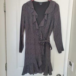 Club Monaco Silk Wrap dress sz 8